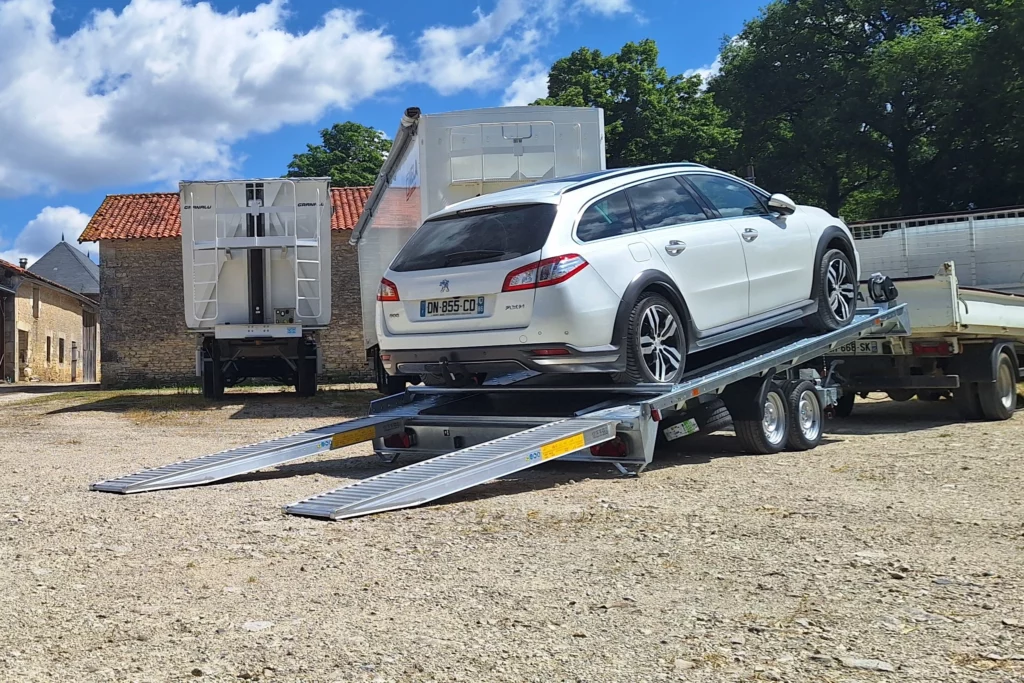 Porte-voiture PV PRO350 Ecim en action 3